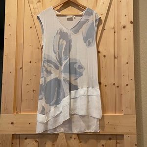 Anthropologie Deletta Gaelle Floral Tunic Top